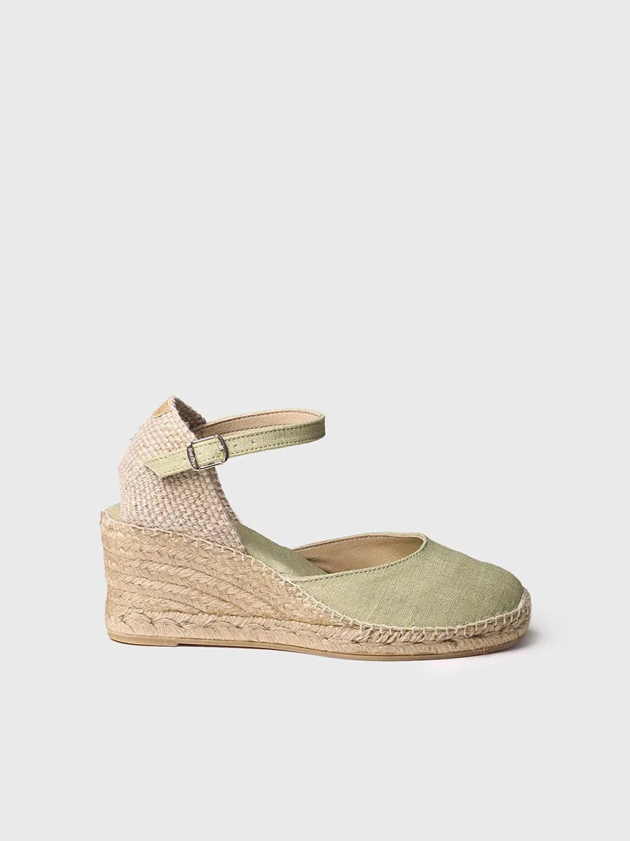 Toni Pons Caldes espadrille compensee boucle vegan