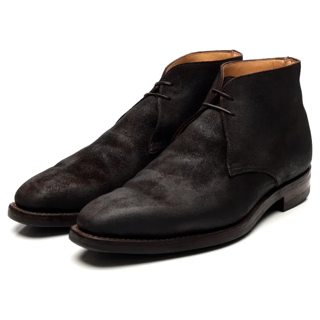 Crockett & Jones Tetbury bottes chukka daim marron UK 7