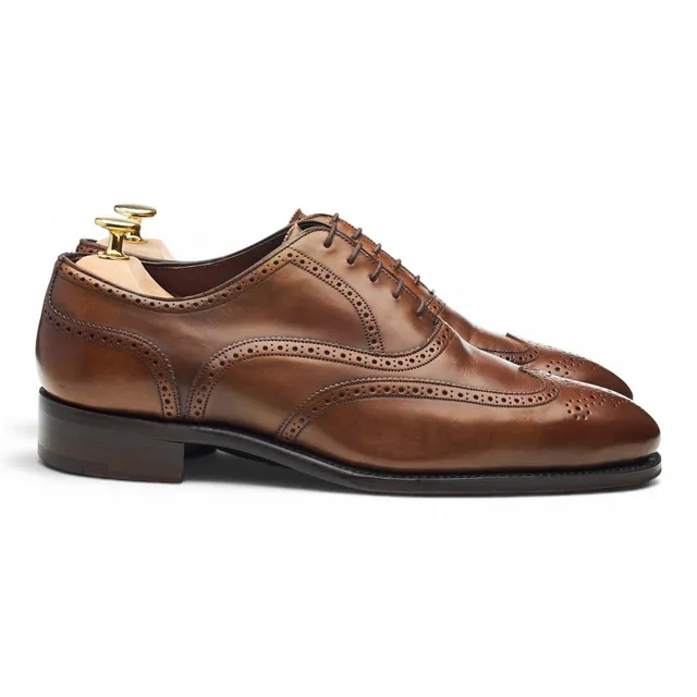 Cheaney Sandringham Oxford brogue cuir marron UK 8