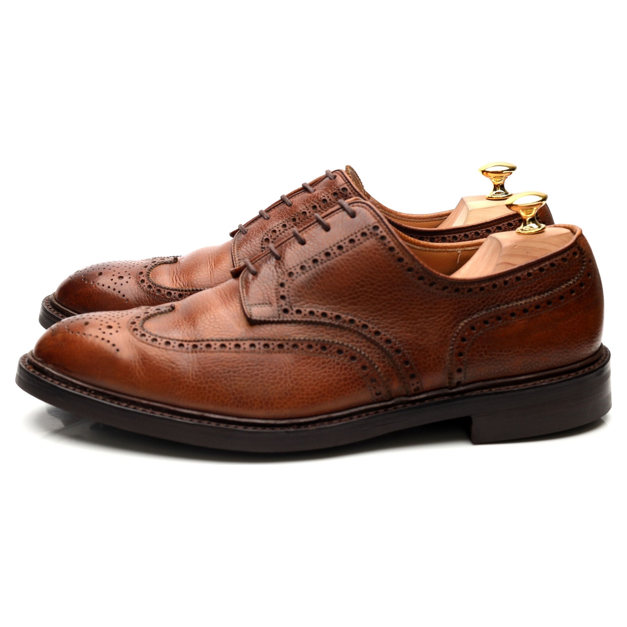 Crockett & Jones Pembroke derby cuir marron UK 11