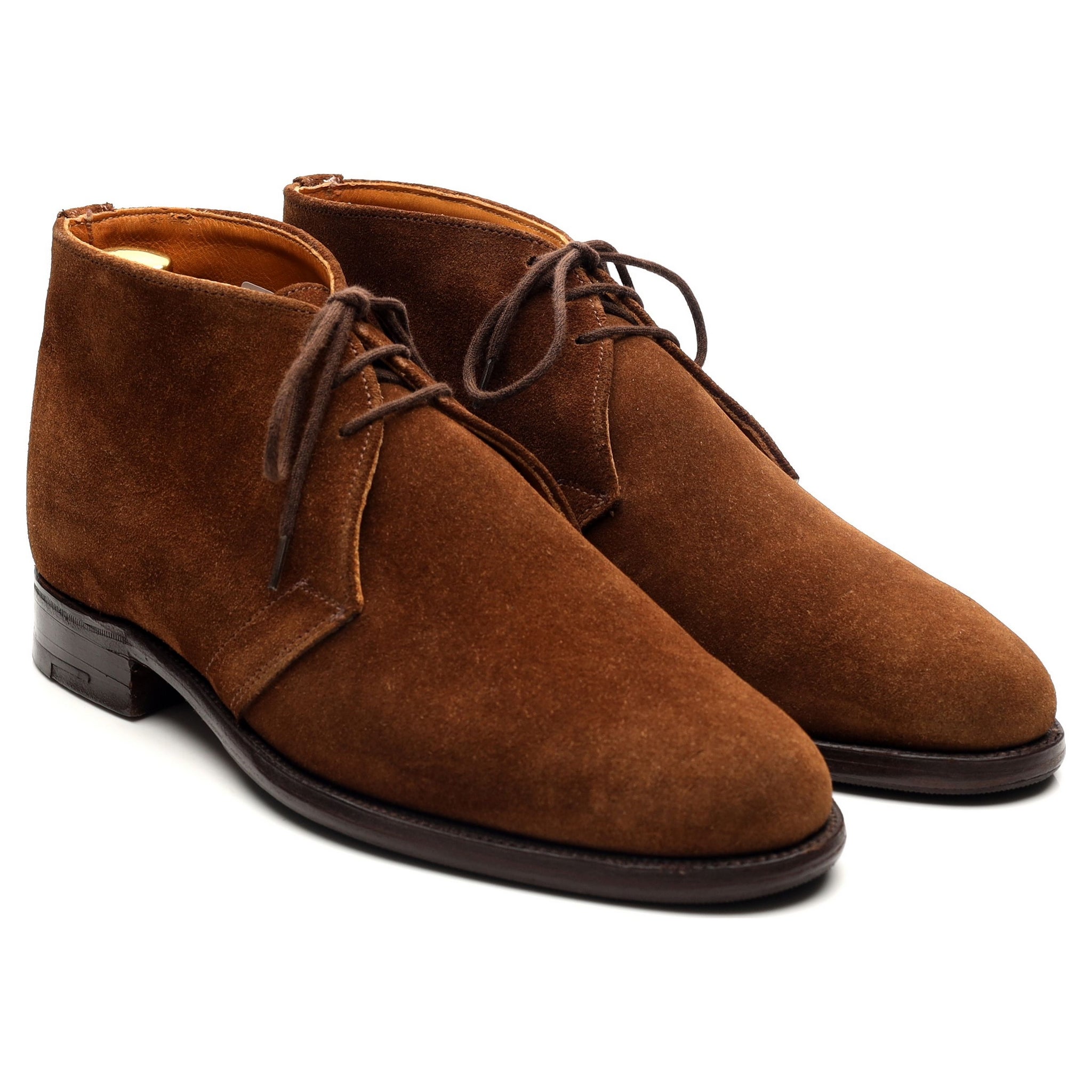 Trickers Sandhurst boots daim marron UK 7