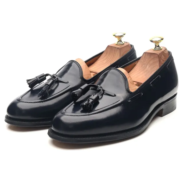 Church's Keats II mocassins cuir bleu UK 7.5