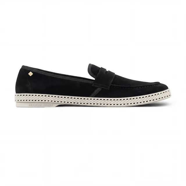 Rivieras Classic 1621 mocassin cuir noir
