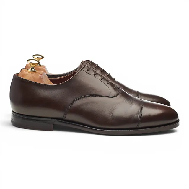 George Cleverley Harry oxford cuir marron UK 10