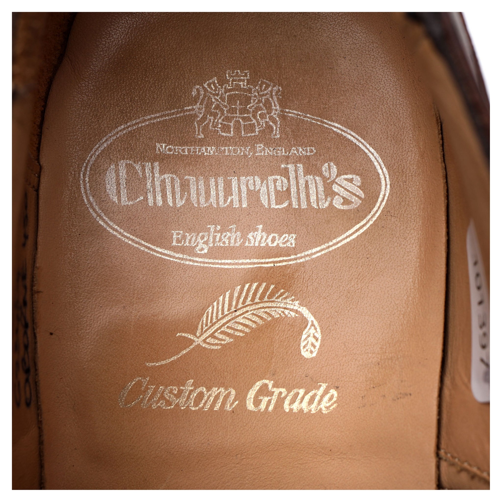 Church's Oborne richelieu cuir marron patiné pointure UK 7.5