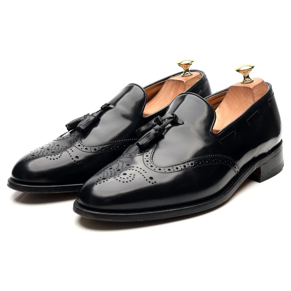 Barker Clive mocassins cuir noir UK 10,5 homme