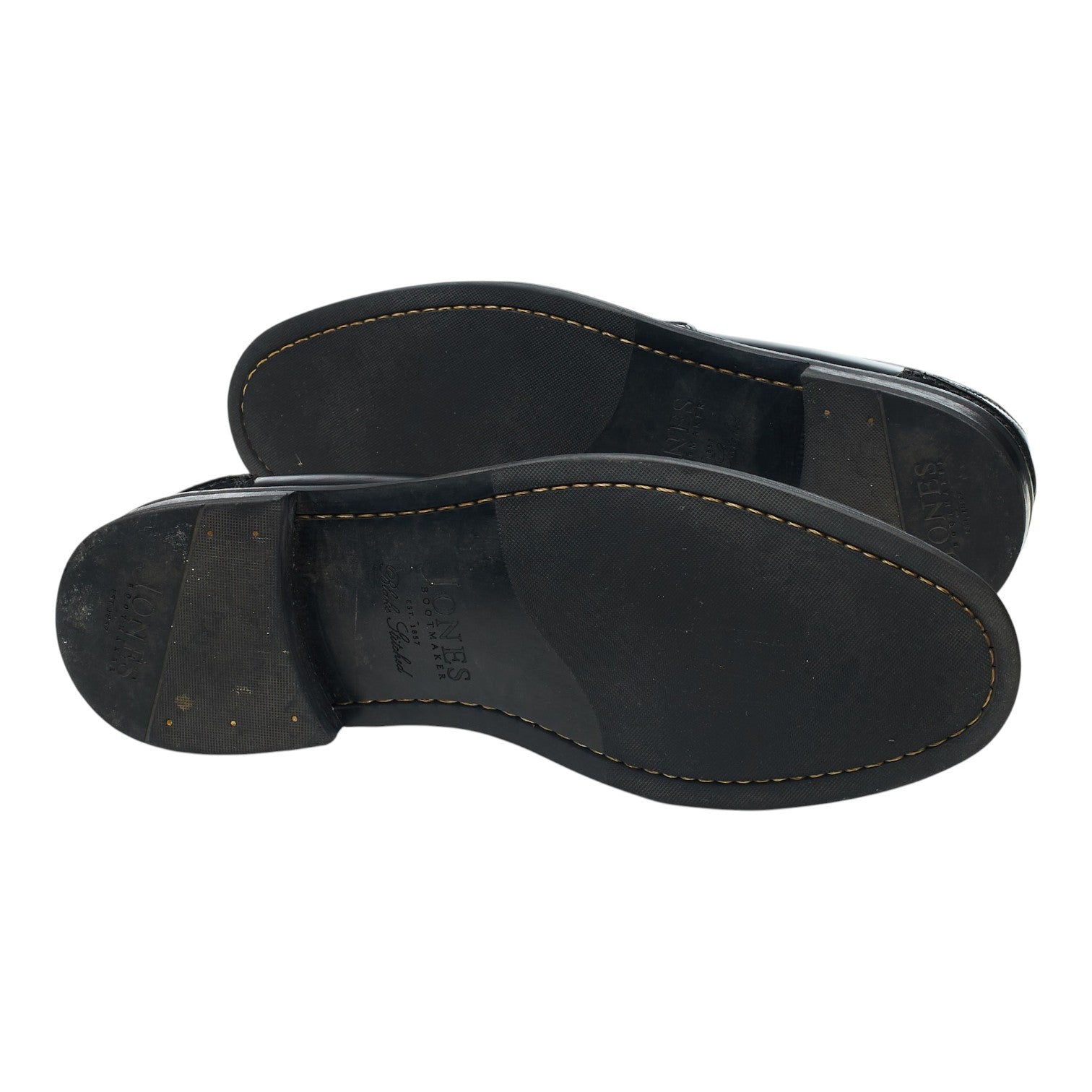 Jones Bootmaker Chorleywood2 mocassin cuir noir UK 8