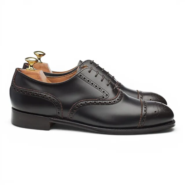 Cheaney 2873 richelieu brogue cuir marron UK 7.5