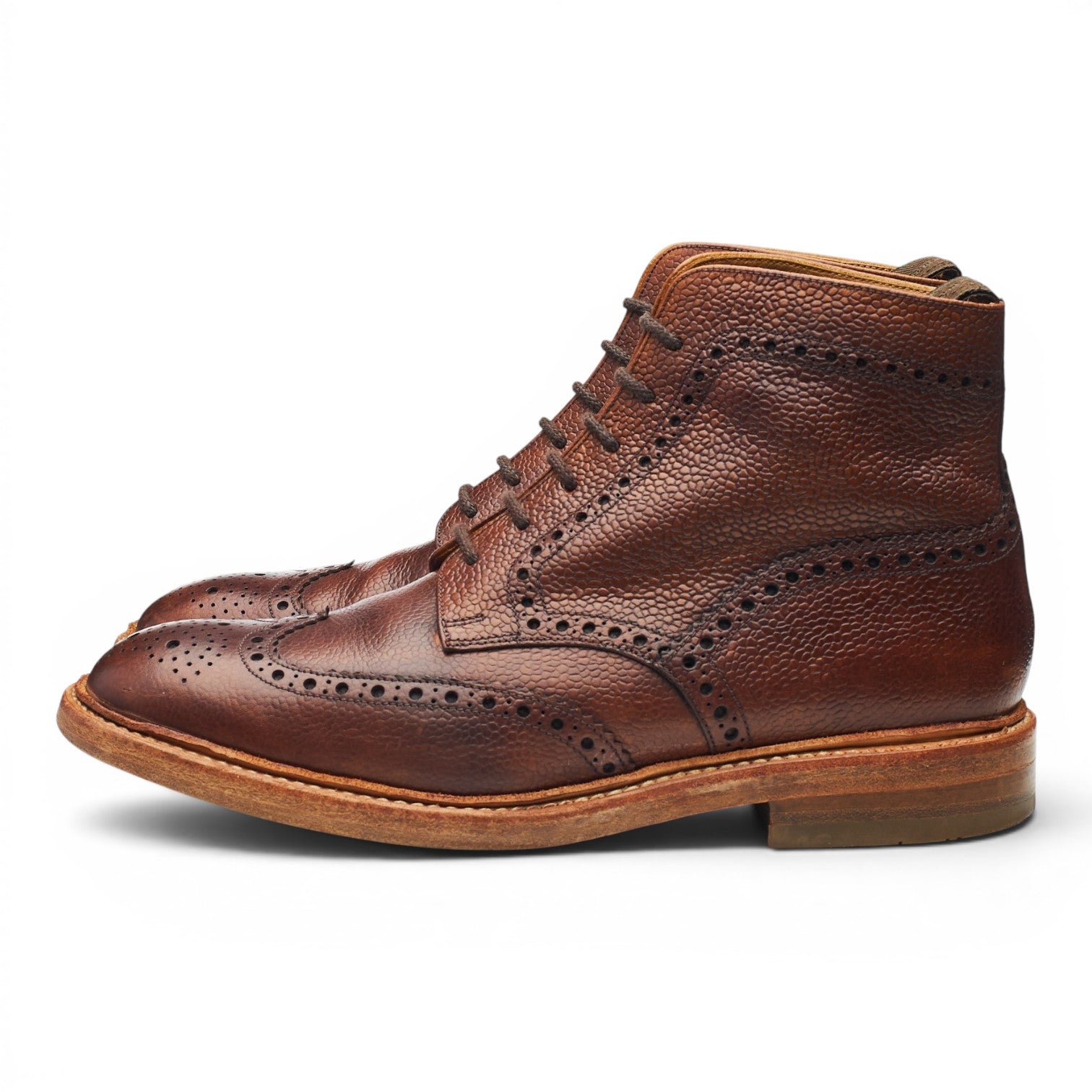 Next boots derbies cuir marron UK 7