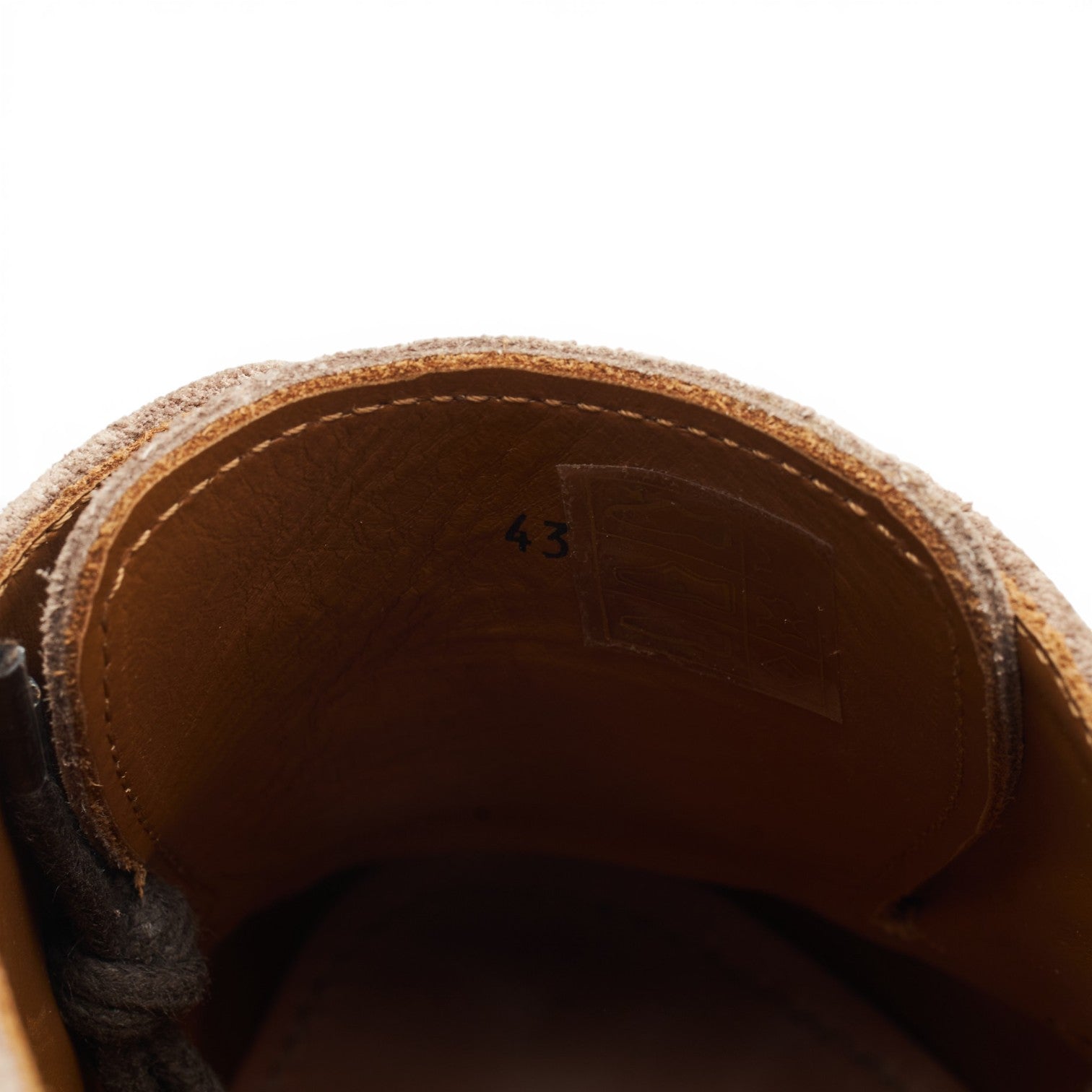 Brunello Cucinelli derby daim beige pointure UK 9