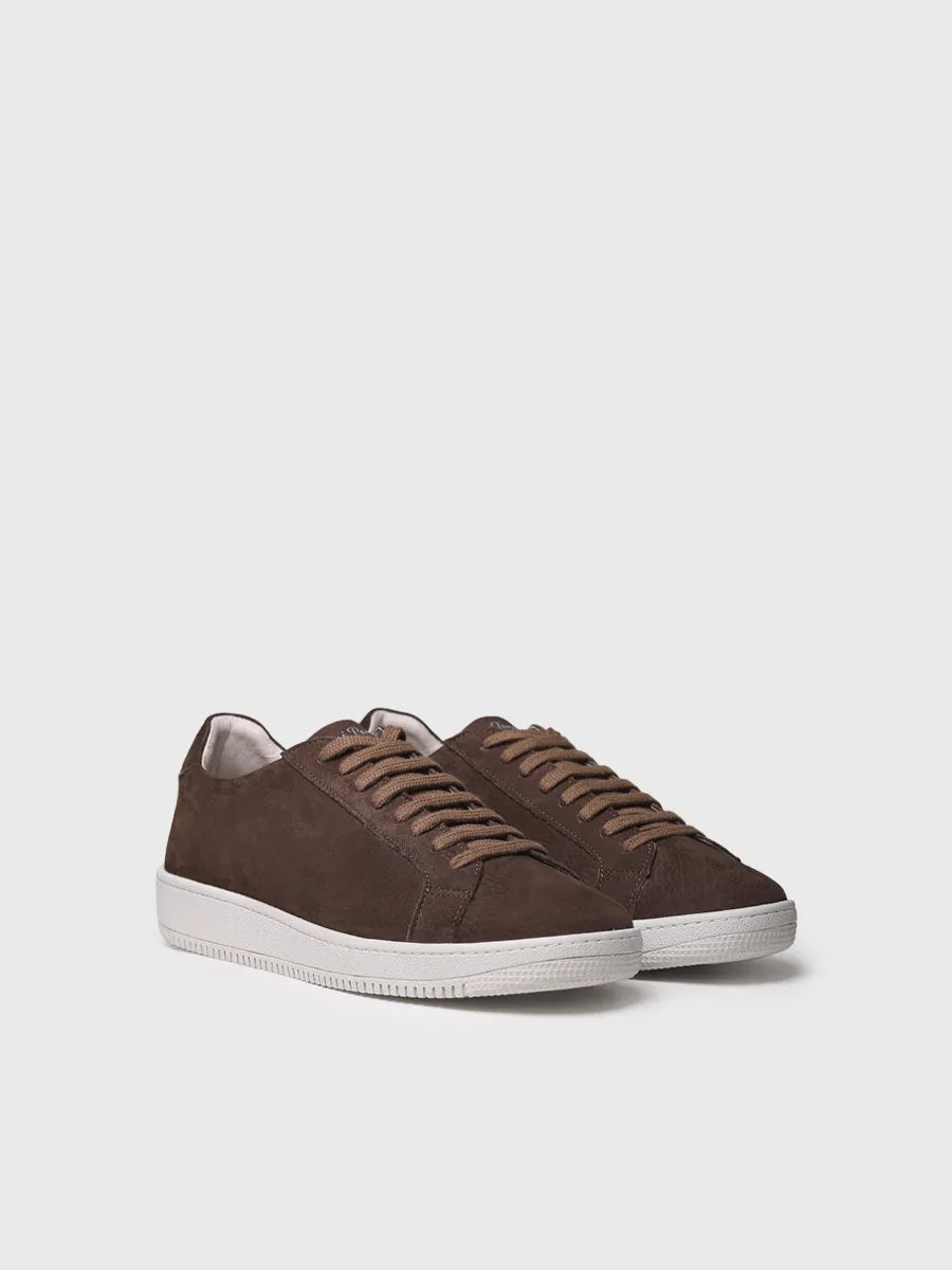 Toni Pons Dalmau baskets homme nubuck marron