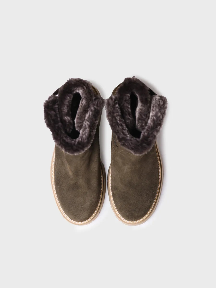 Toni Pons Misury-SY bottine daim femme velcro talon 5 cm