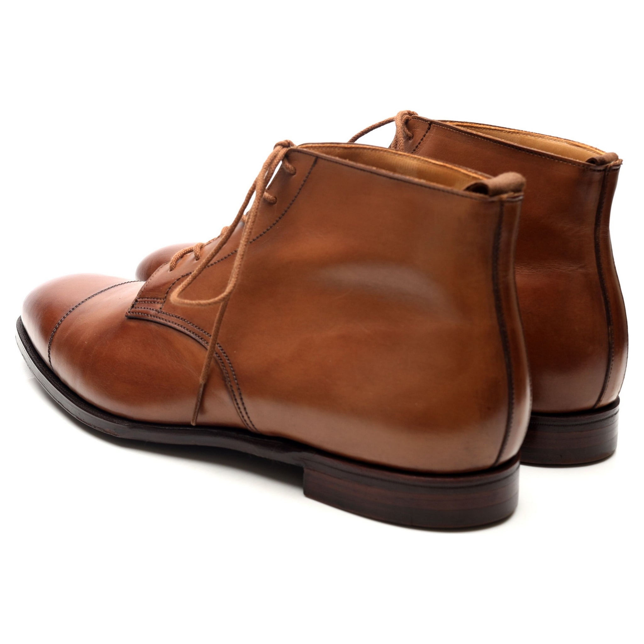 Crockett & Jones Tees bottines cuir marron UK 9.5