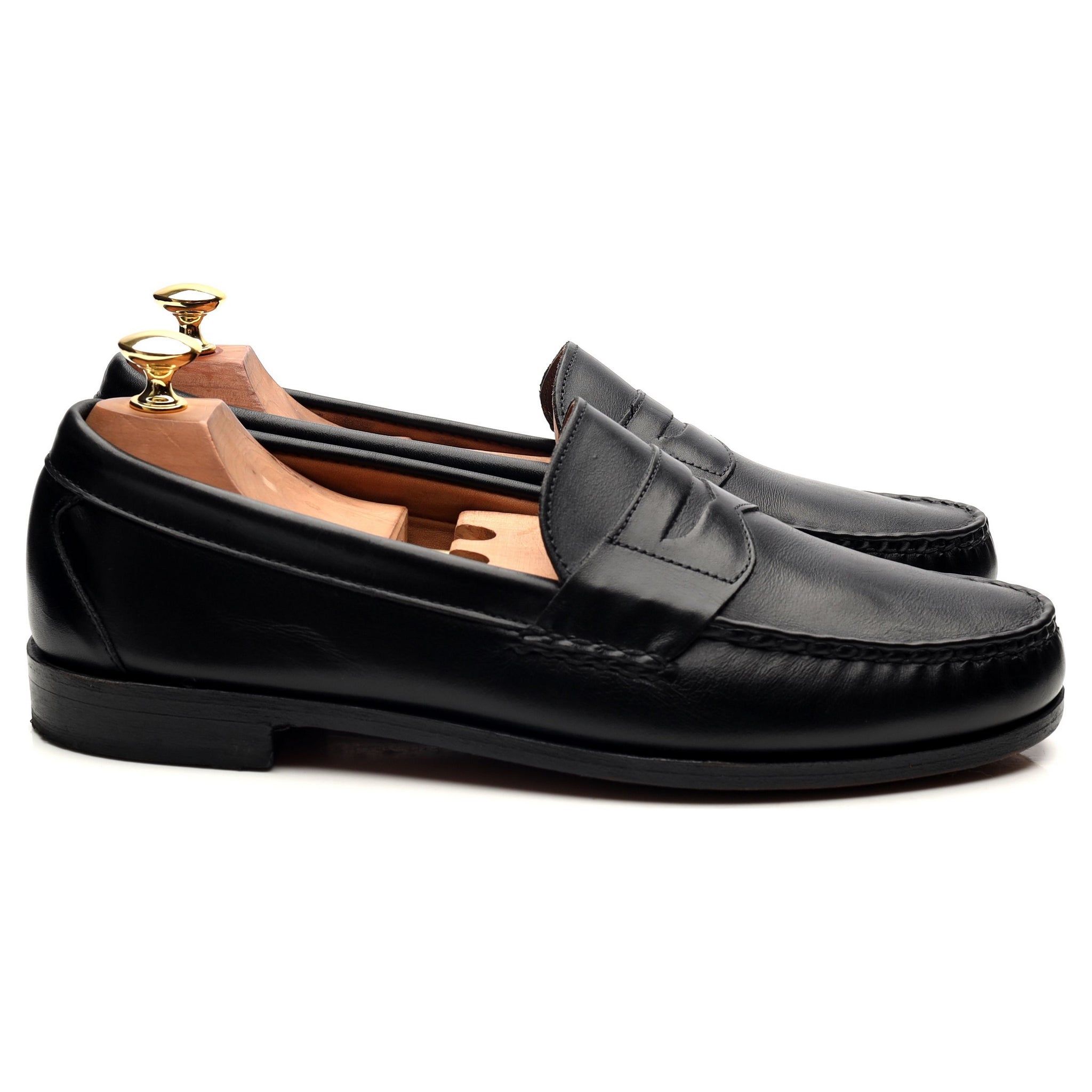 Allen Edmonds mocassins cuir noir UK 10