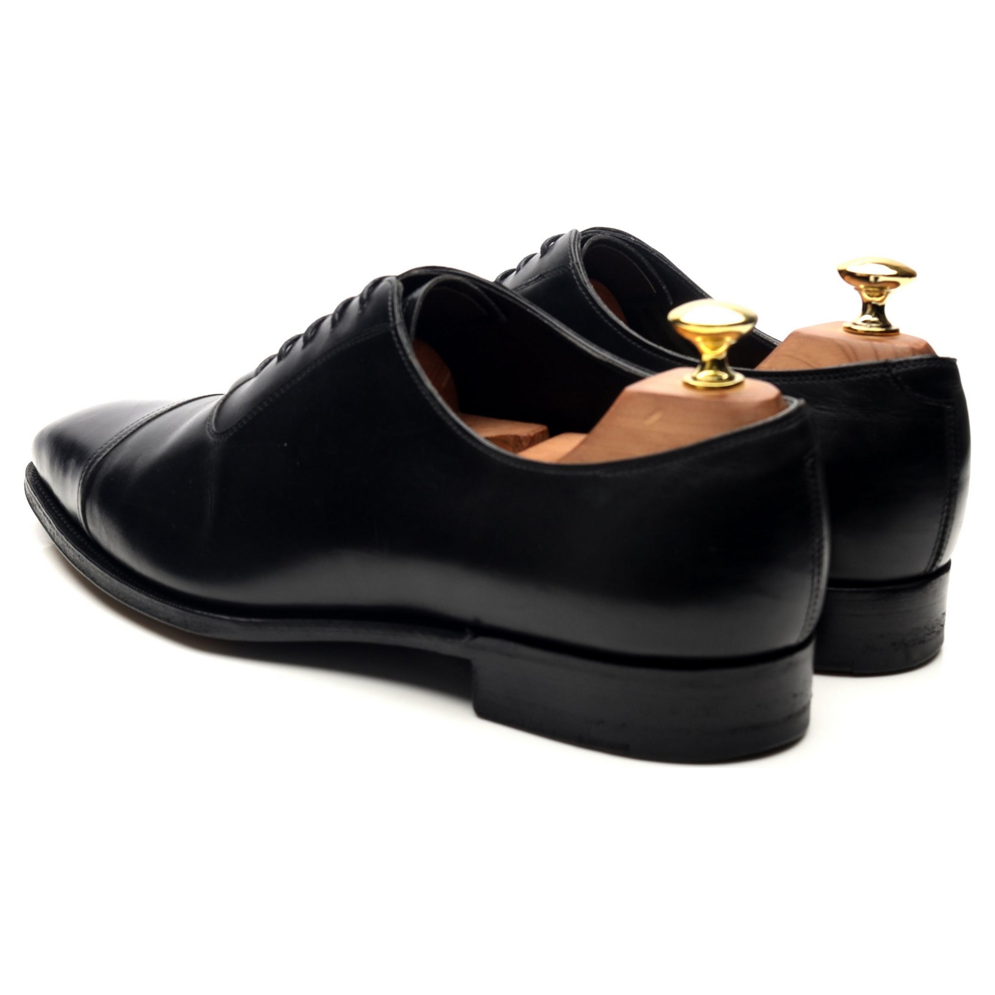 Edward Green oxford cuir noir pointure 8.5