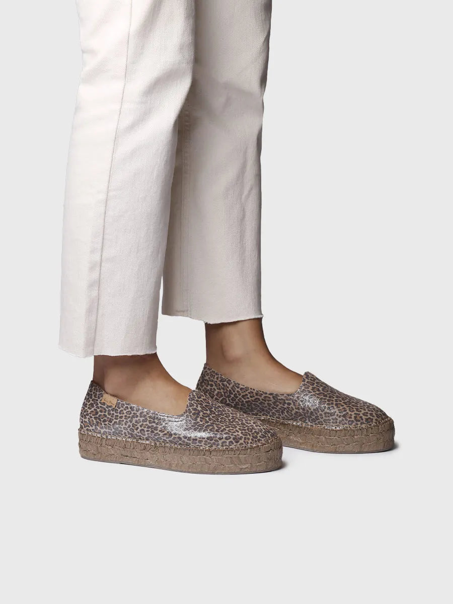 Toni Pons Kasia-LE espadrille plate imprimé animal