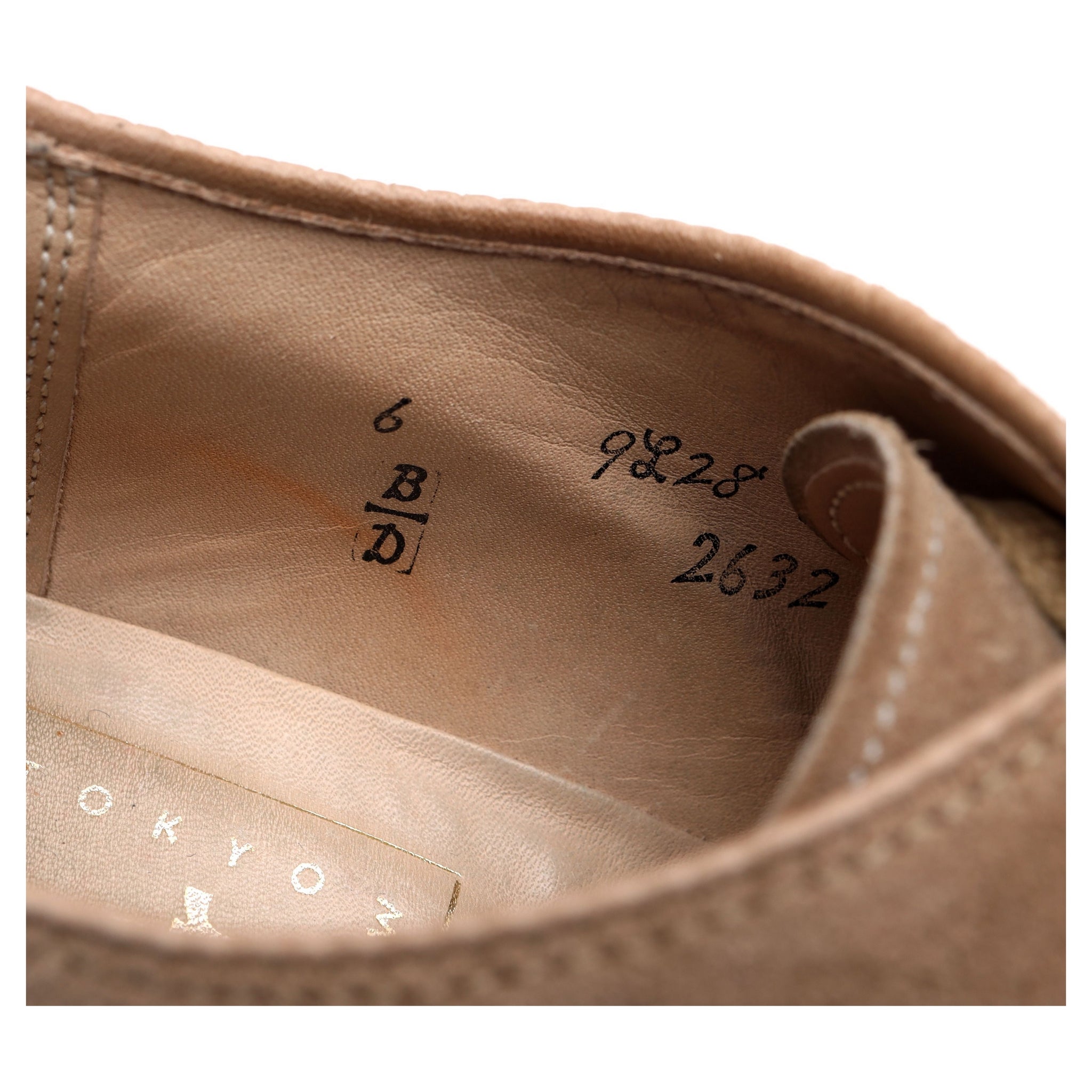 Alden 2632 derby suède sable UK 5.5