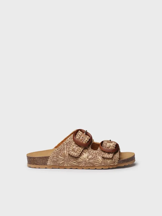 Toni Pons Guam-RF sandale raphia femme fleurs