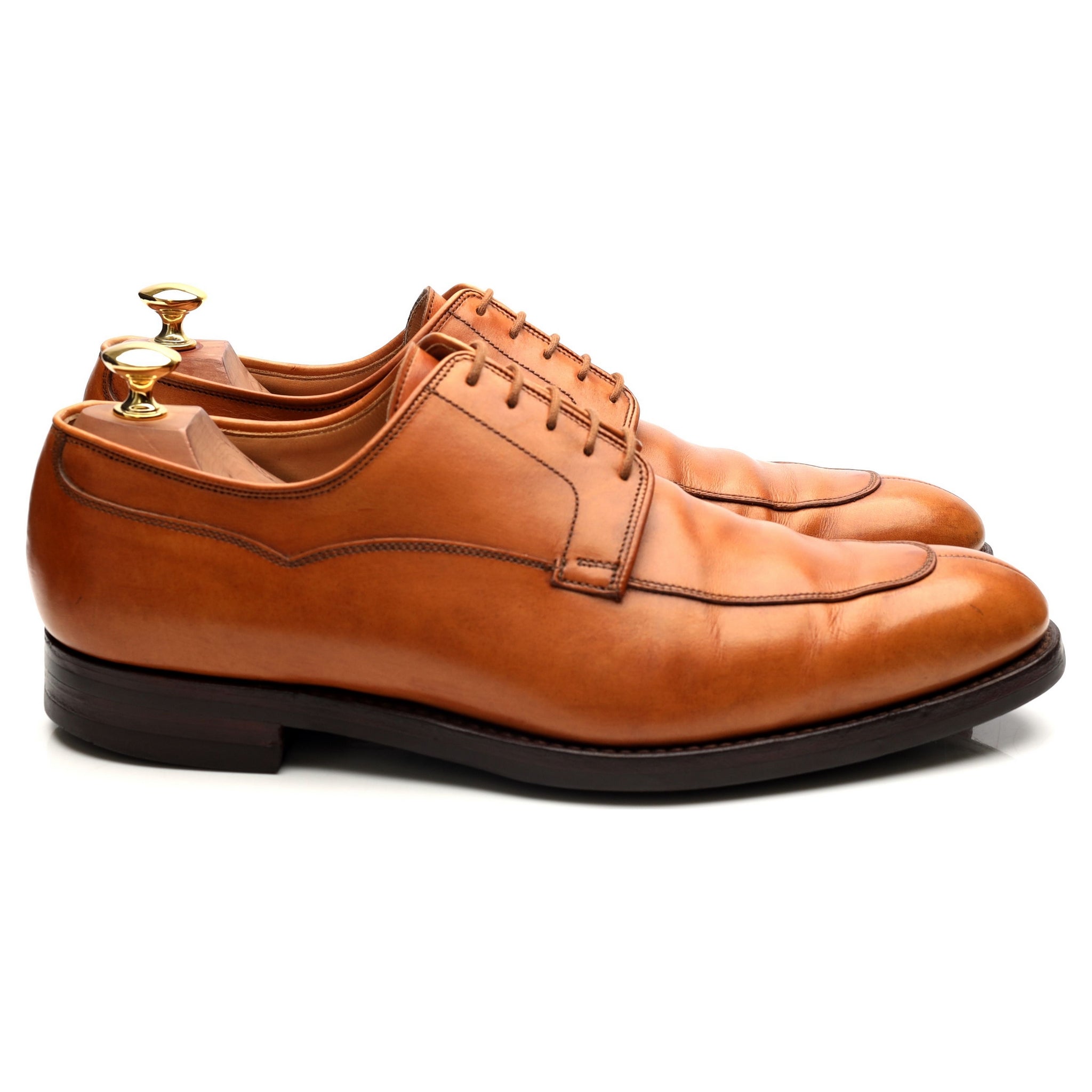 Crockett & Jones Langdon derby cuir marron pointure UK 9.5