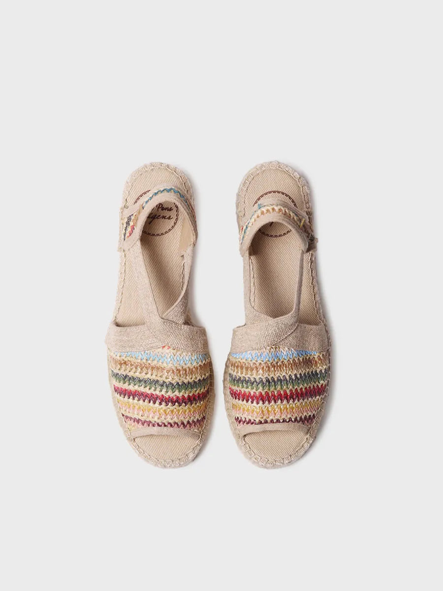 Toni Pons Delmi-Ma espadrilles raphia multicolore 5,5 cm