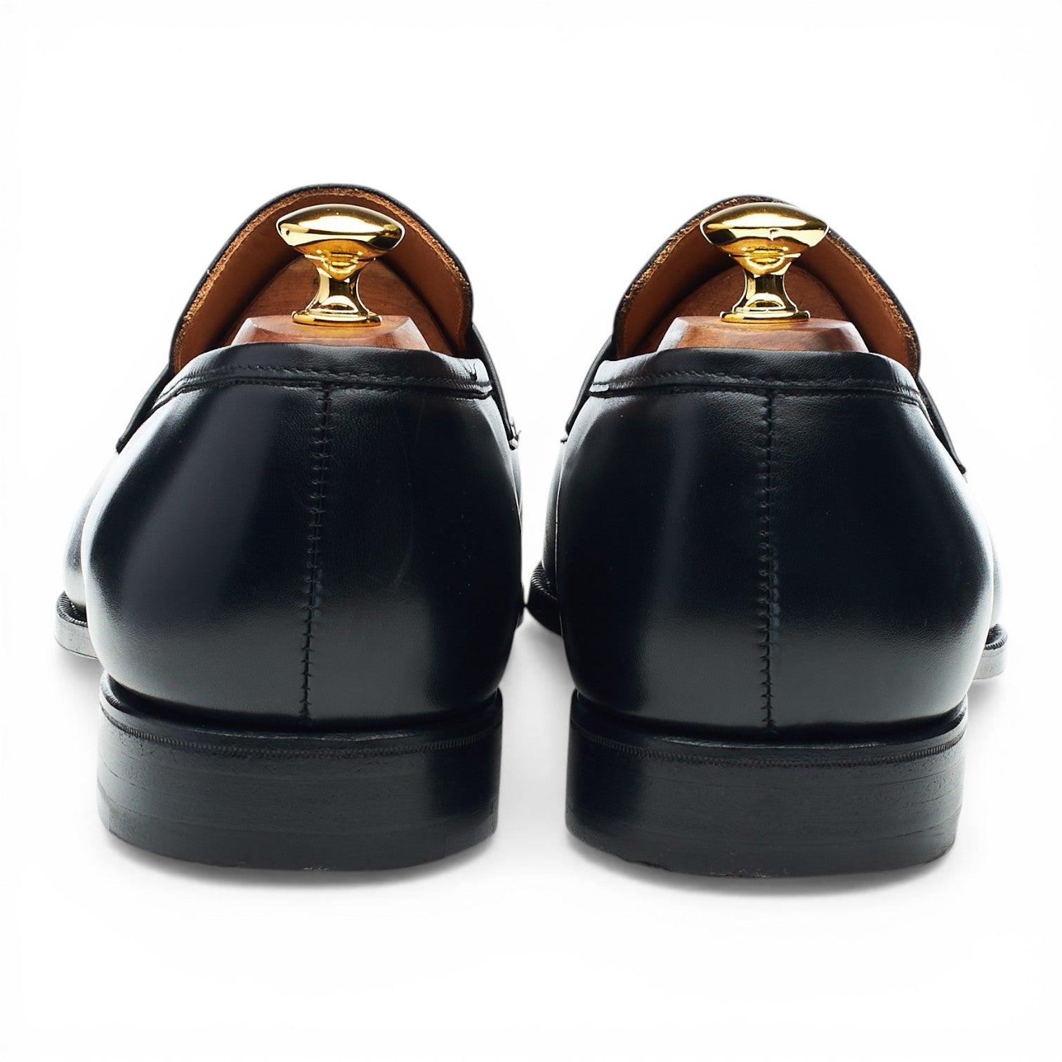 Richard James Walton mocassins cuir noir UK 10.5