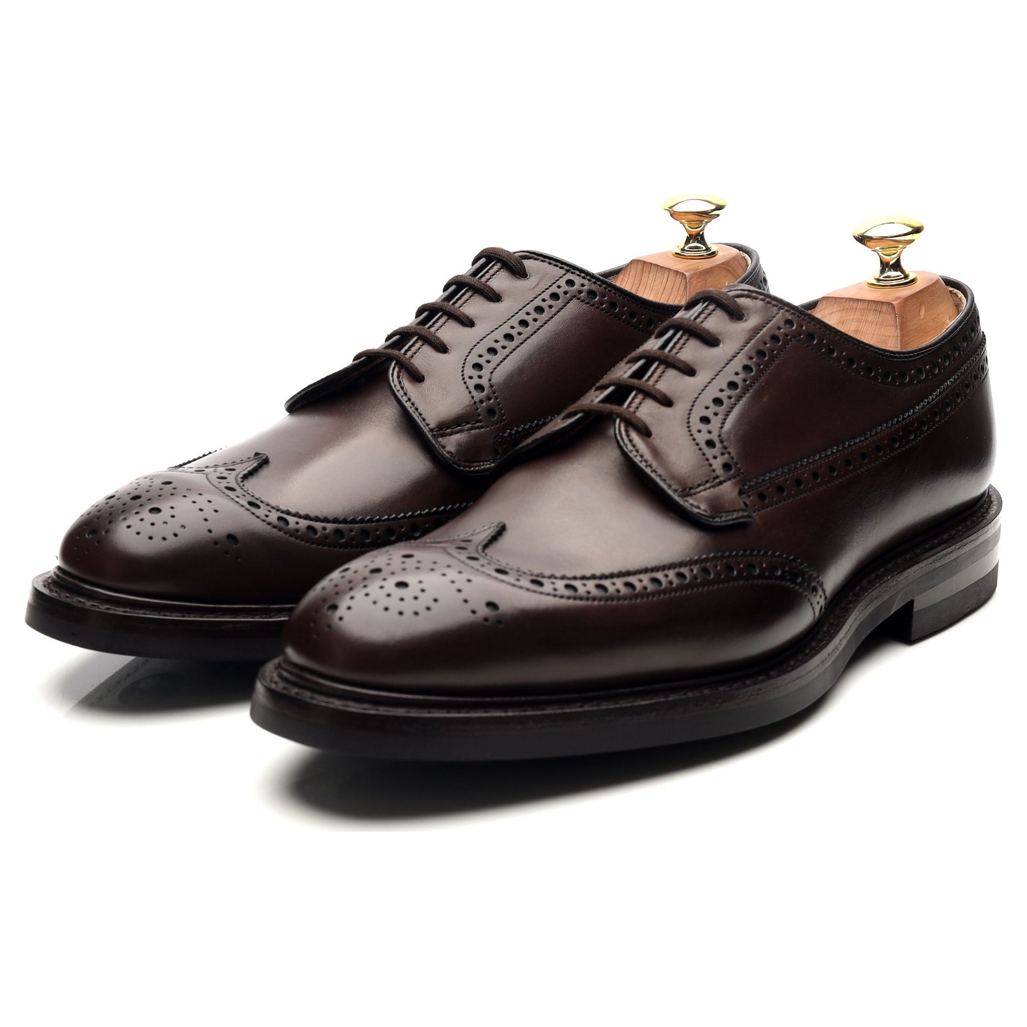 Church's Grafton derby cuir marron foncé UK 8