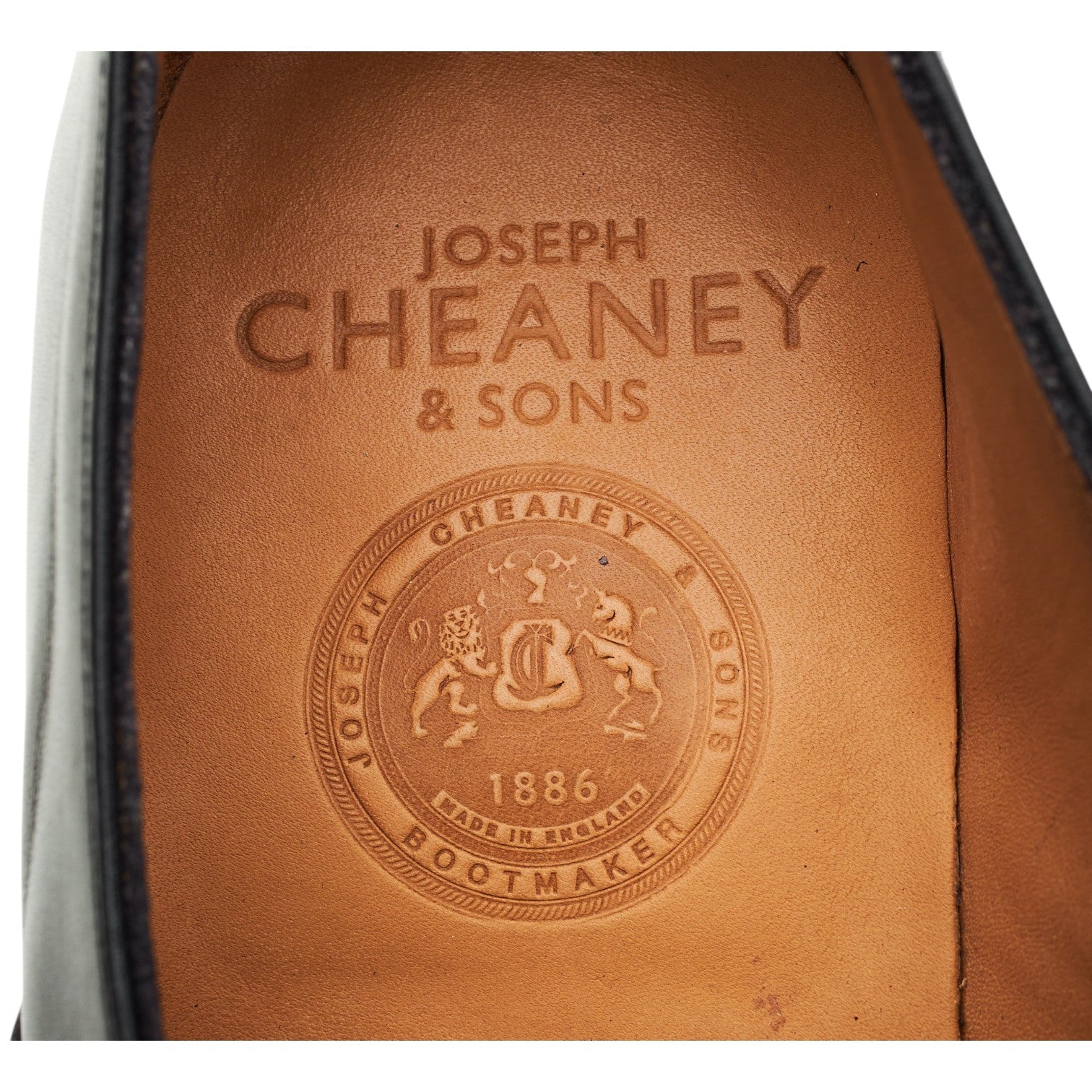 Cheaney William II chaussure boucle cuir noir UK 7.5