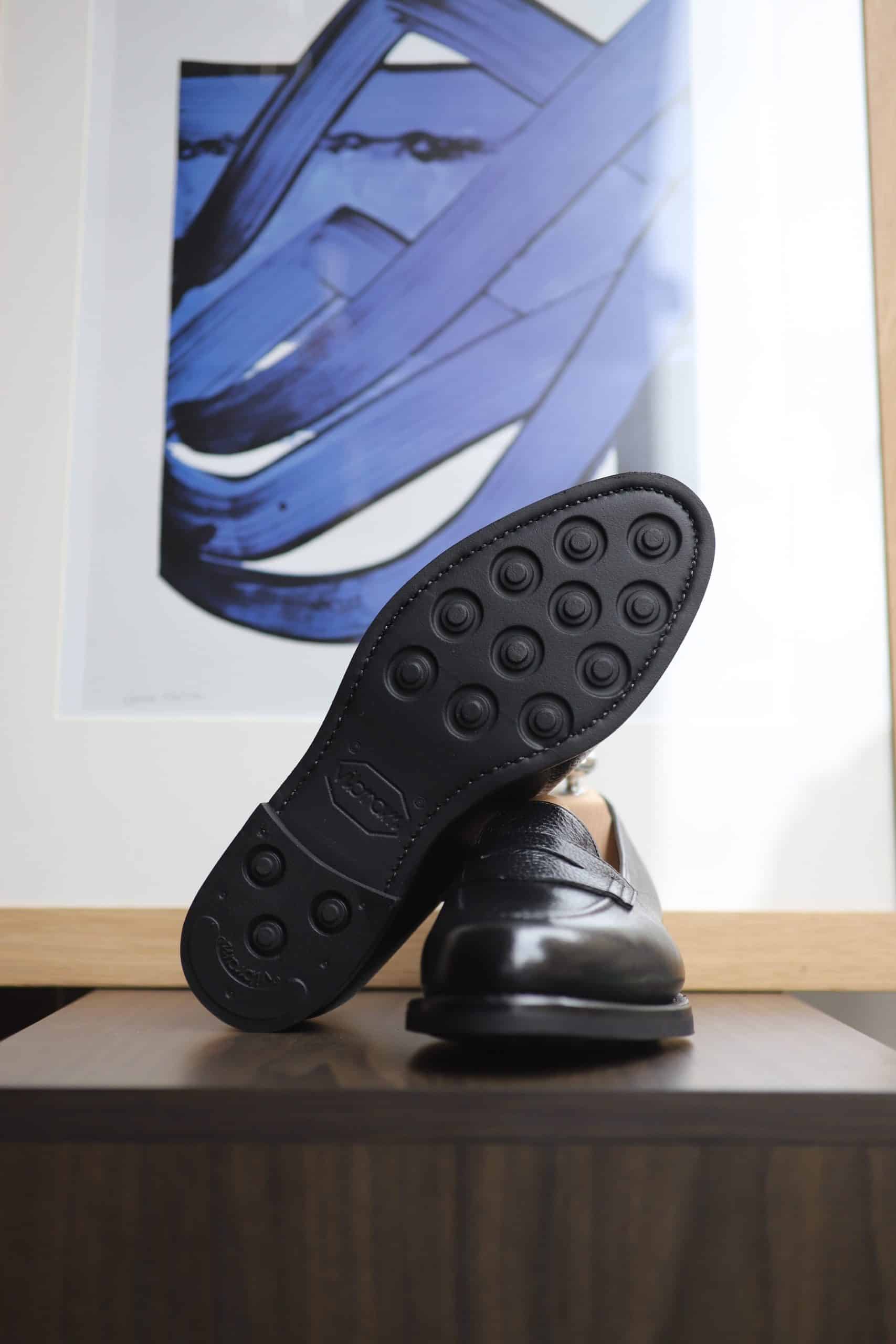 Malfroid Newport mocassins cuir grainé semelle Vibram