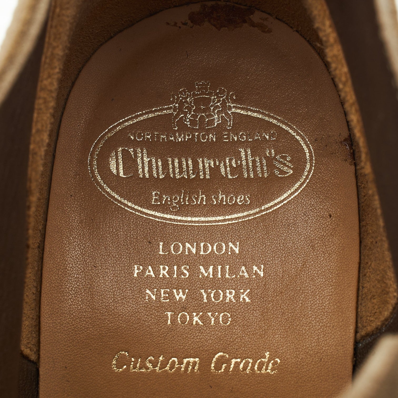 Church's Sahara Chukka Boots Suède Pierre UK 7