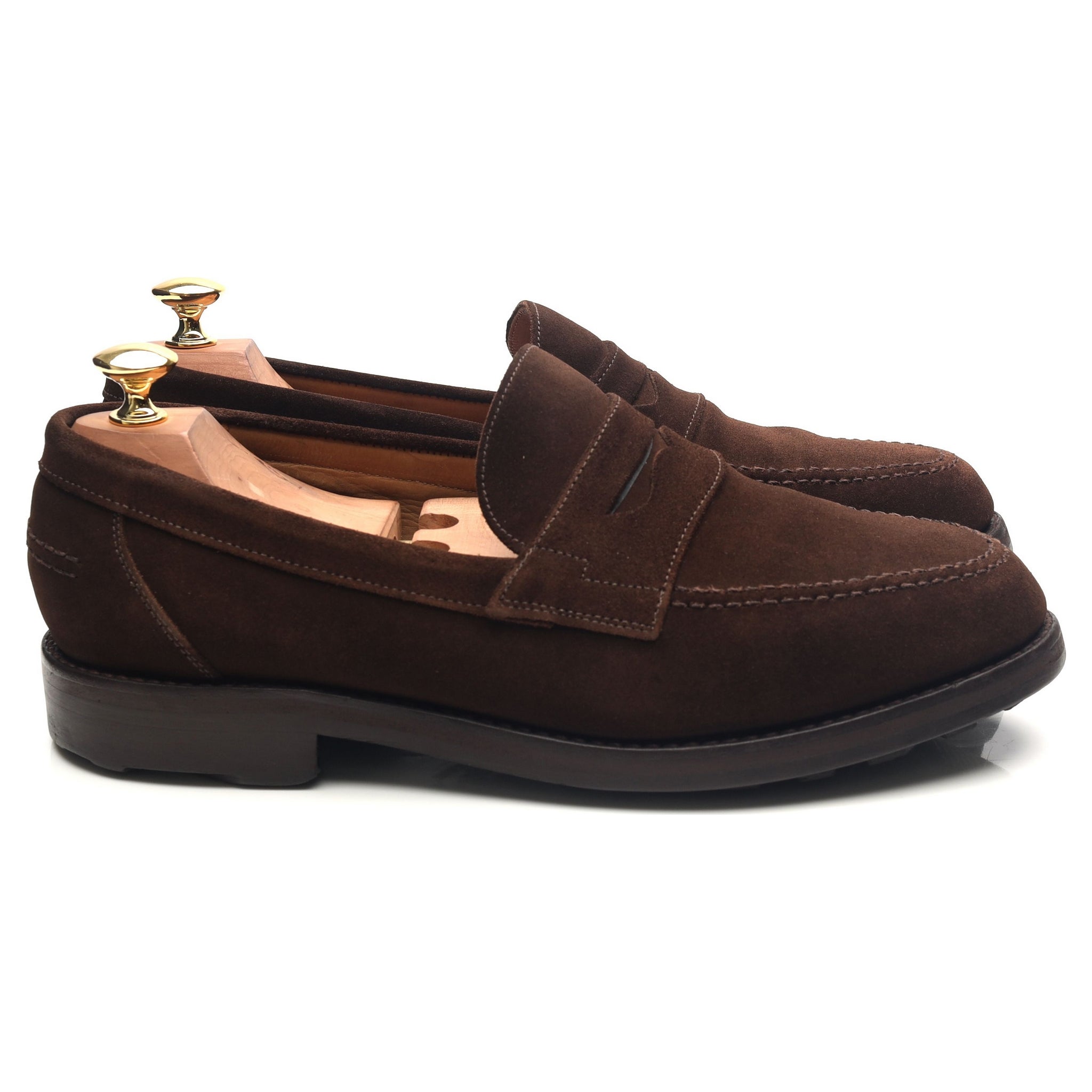 Alfred Sargent Hendon mocassins daim marron UK 9