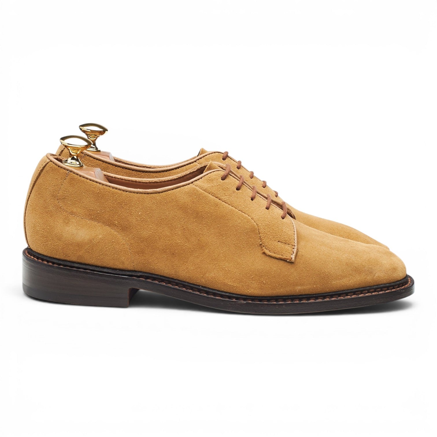 Tricker's Robert derby suède beige UK 6.5