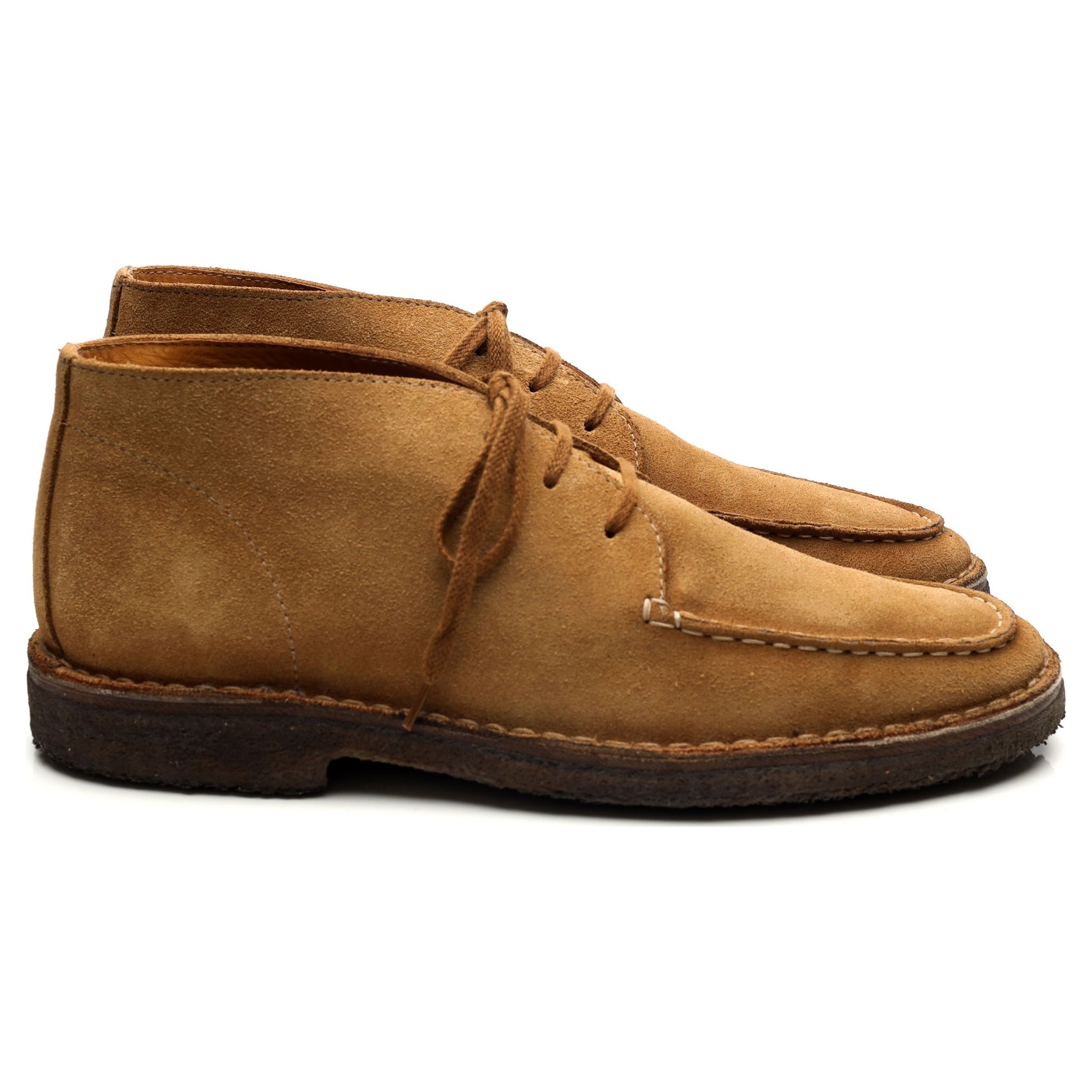 Drake’s Crosby boots chukka daim marron UK 9,5