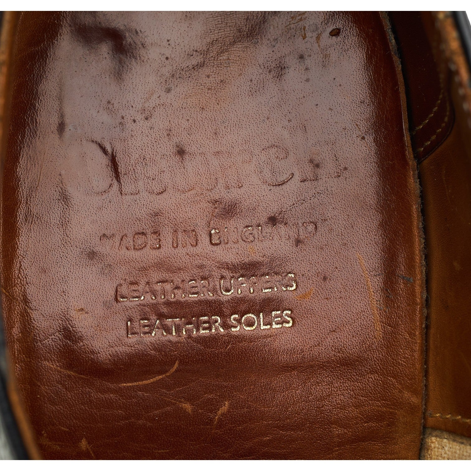 Church's richelieu brogue cuir noir UK 8.5 F seconde main