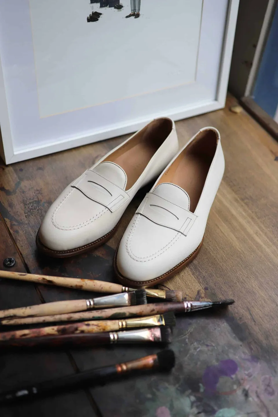 Malfroid Newport Superleggera mocassins cuir à patiner