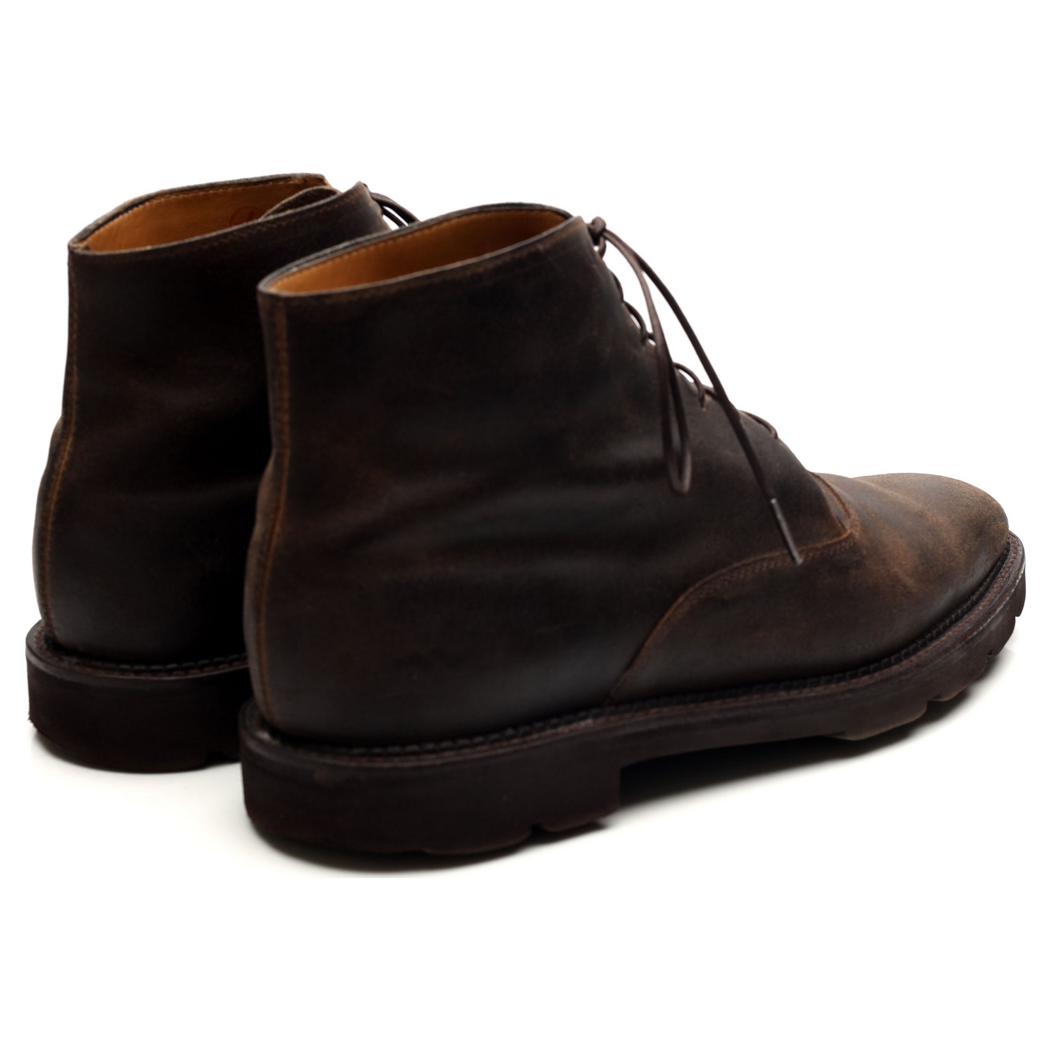 John Lobb Forge boots daim marron pointure UK 7