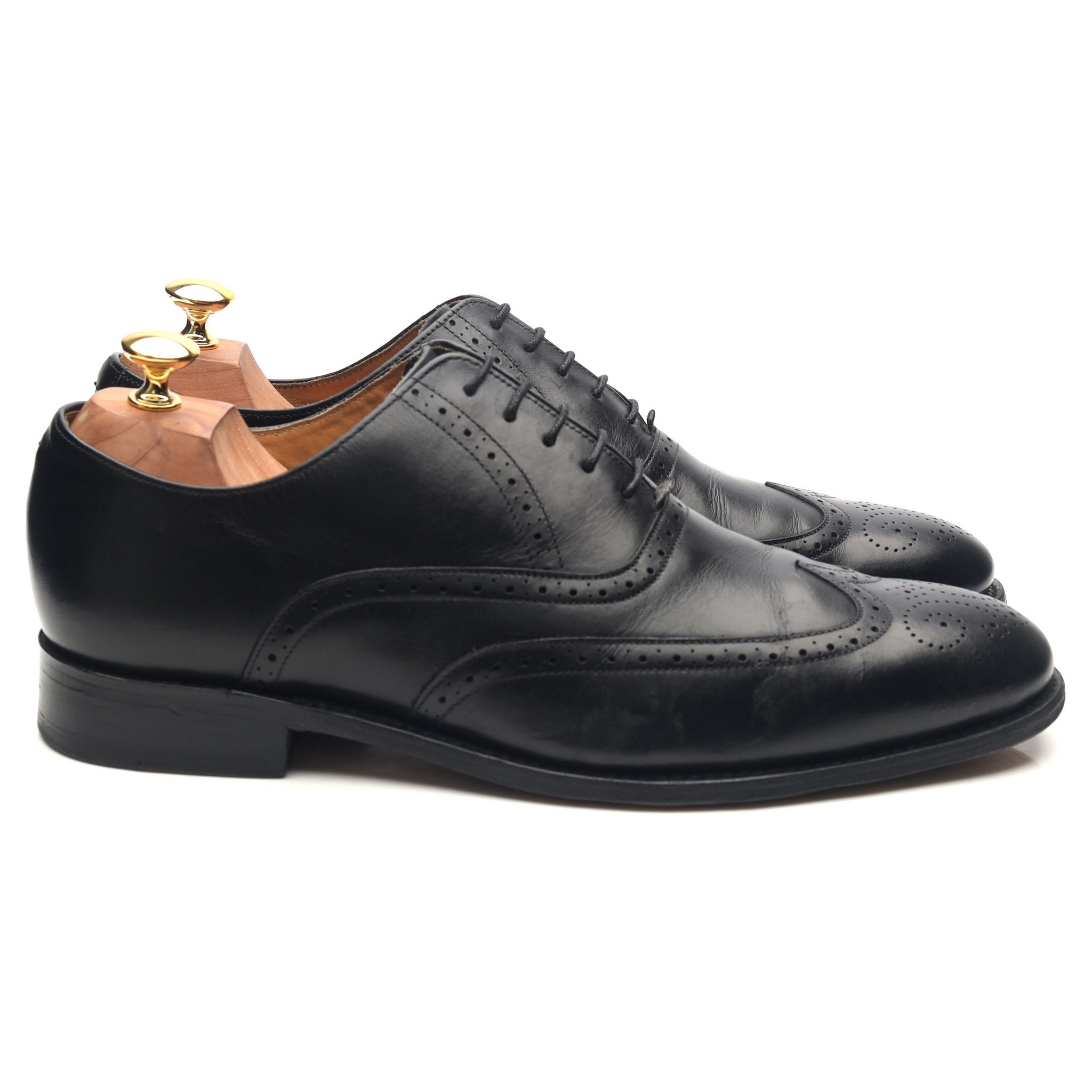 Barker brogues cuir noir pointure UK 10