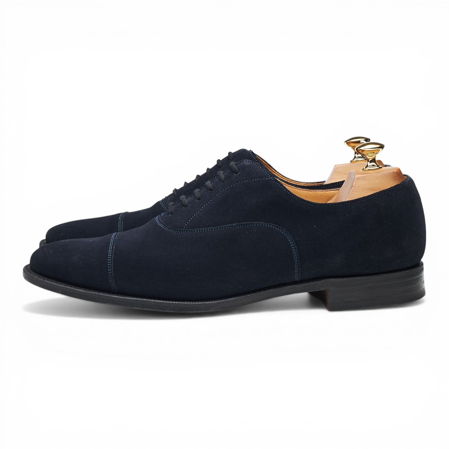 Church’s Dubai oxford daim bleu marine UK 9