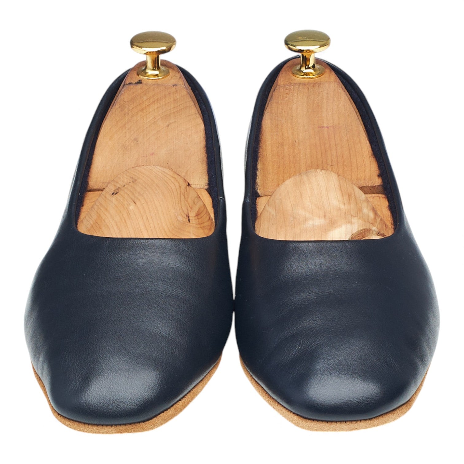 Church's Corinth 3 chaussons cuir bleu marine UK 4
