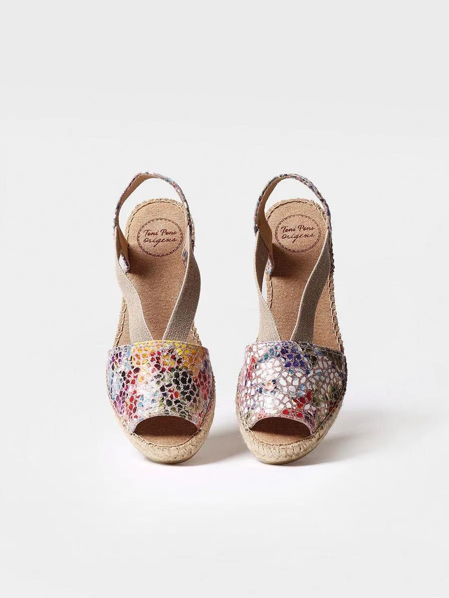 Toni Pons TEIDE-PM espadrilles cuir taupe 6 cm