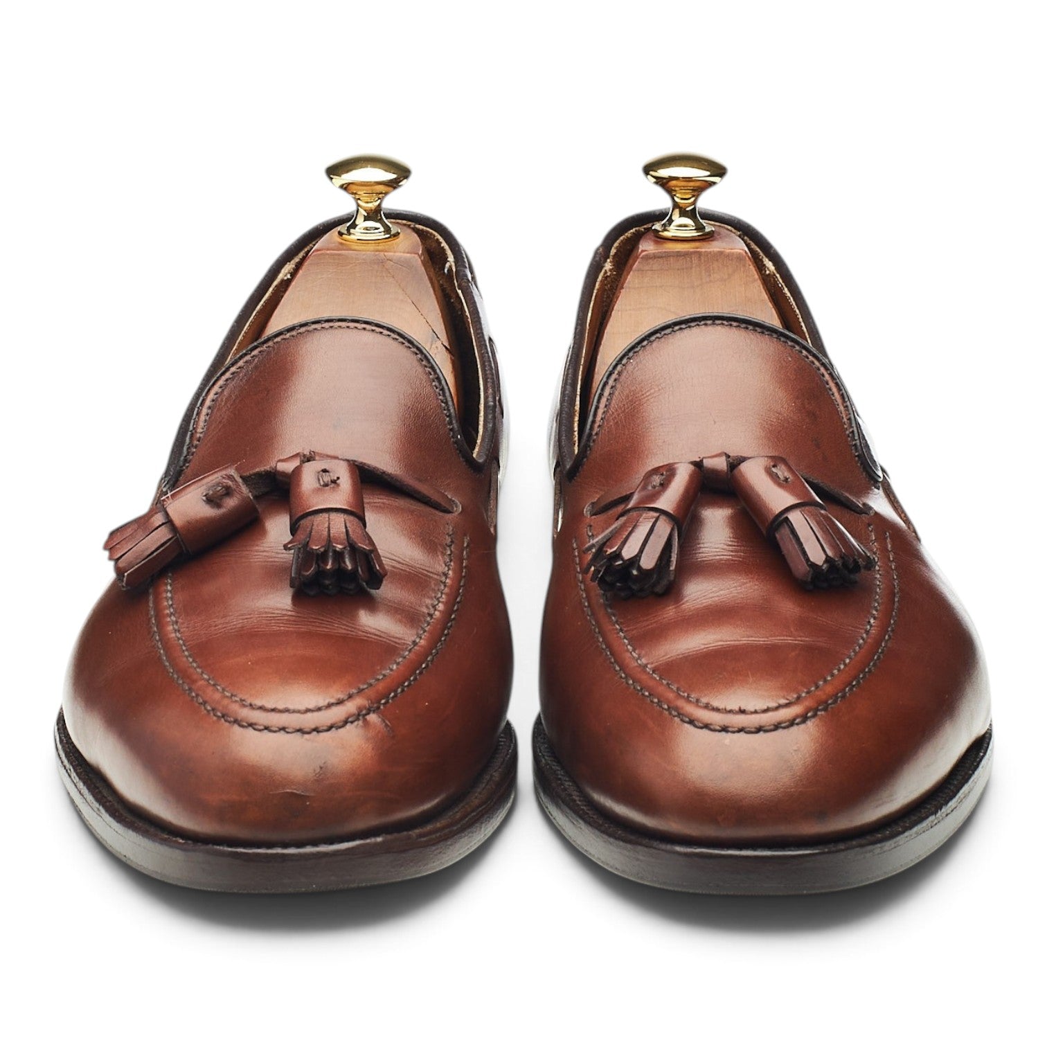 Alden 560 mocassin gland cuir marron UK 9