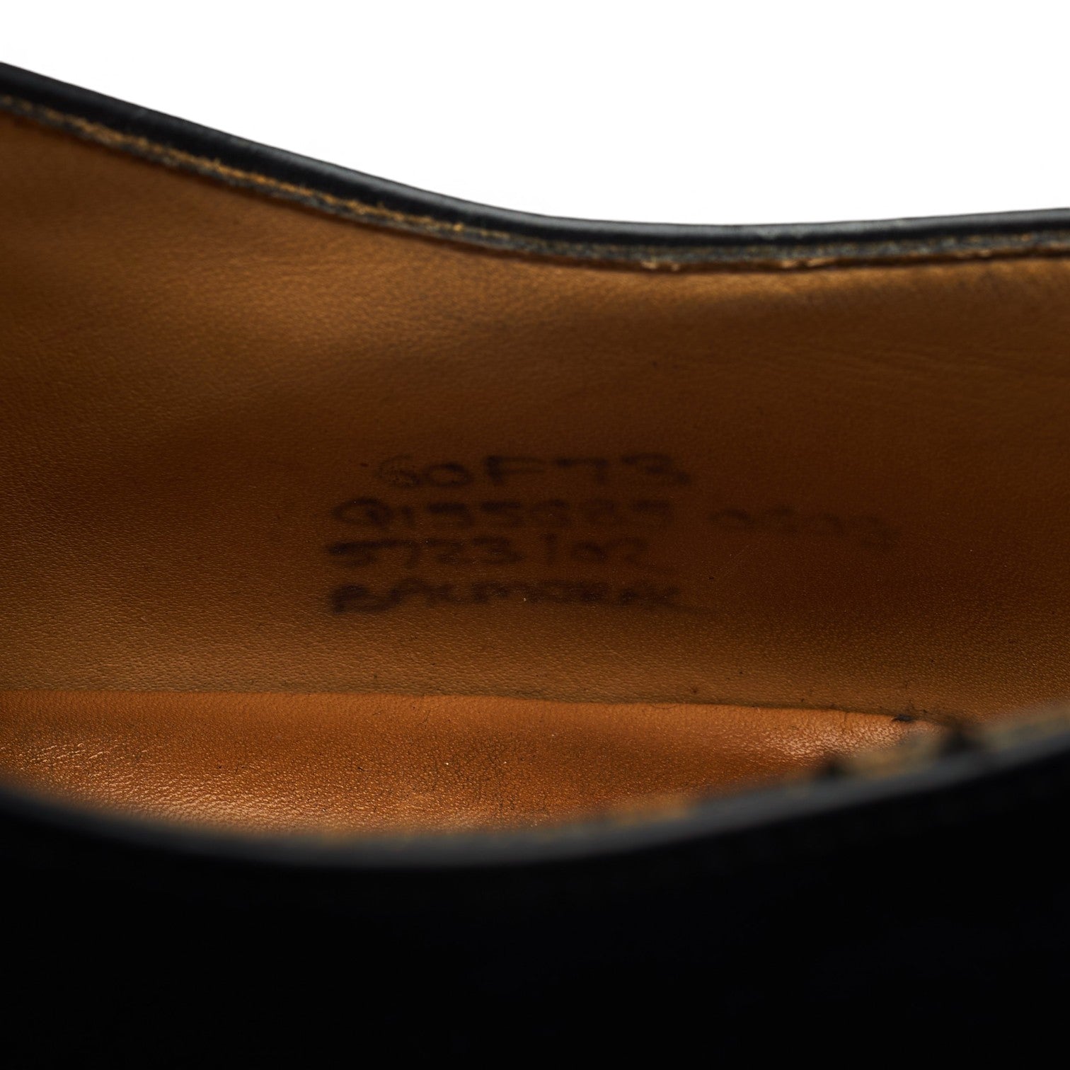 Church's Balmoral richelieu cuir noir pointure UK 6