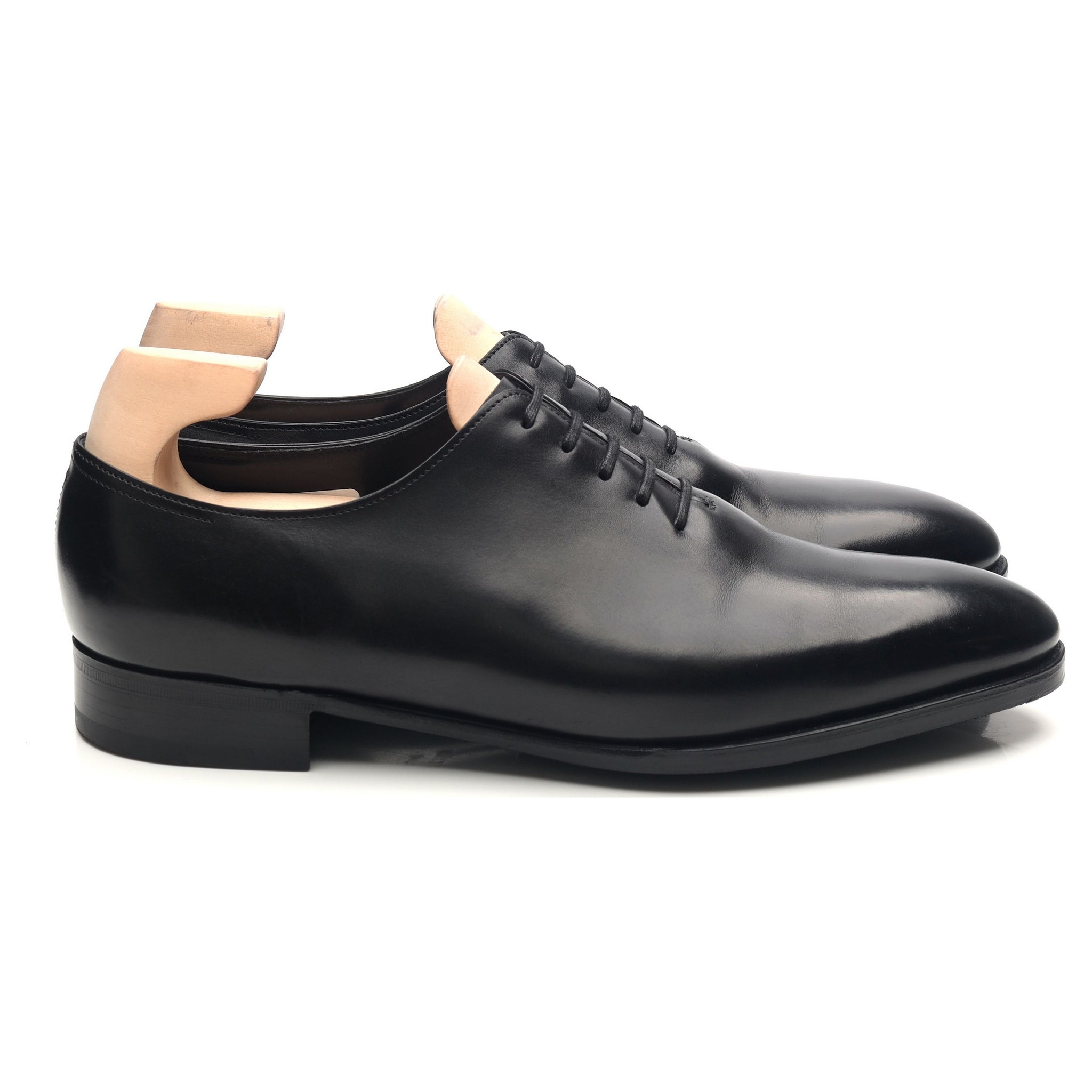 John Lobb Marldon oxford cuir noir UK 9 E wholecut