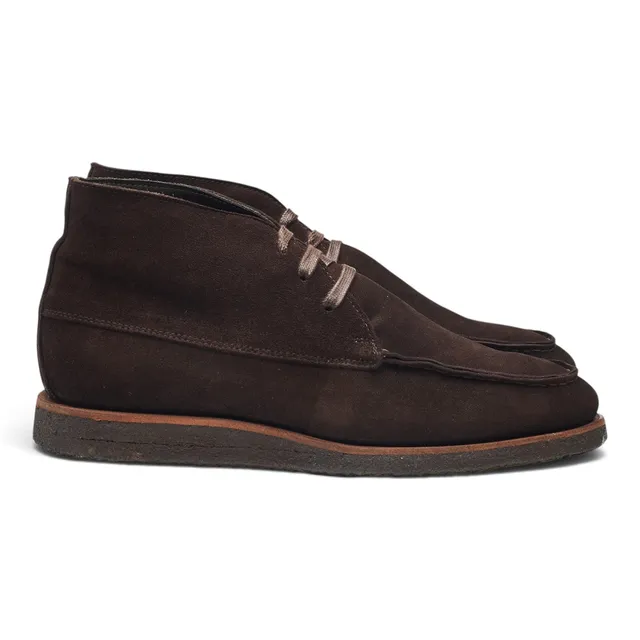 Anglo-Italian Alpine boots suède marron foncé UK 7.5