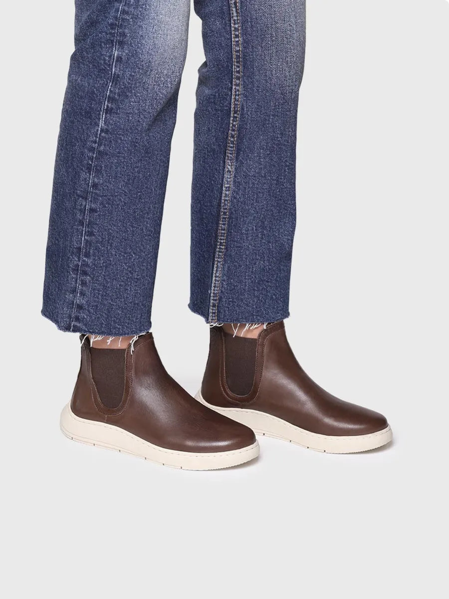 Toni Pons Padua bottines cuir marron élastiques