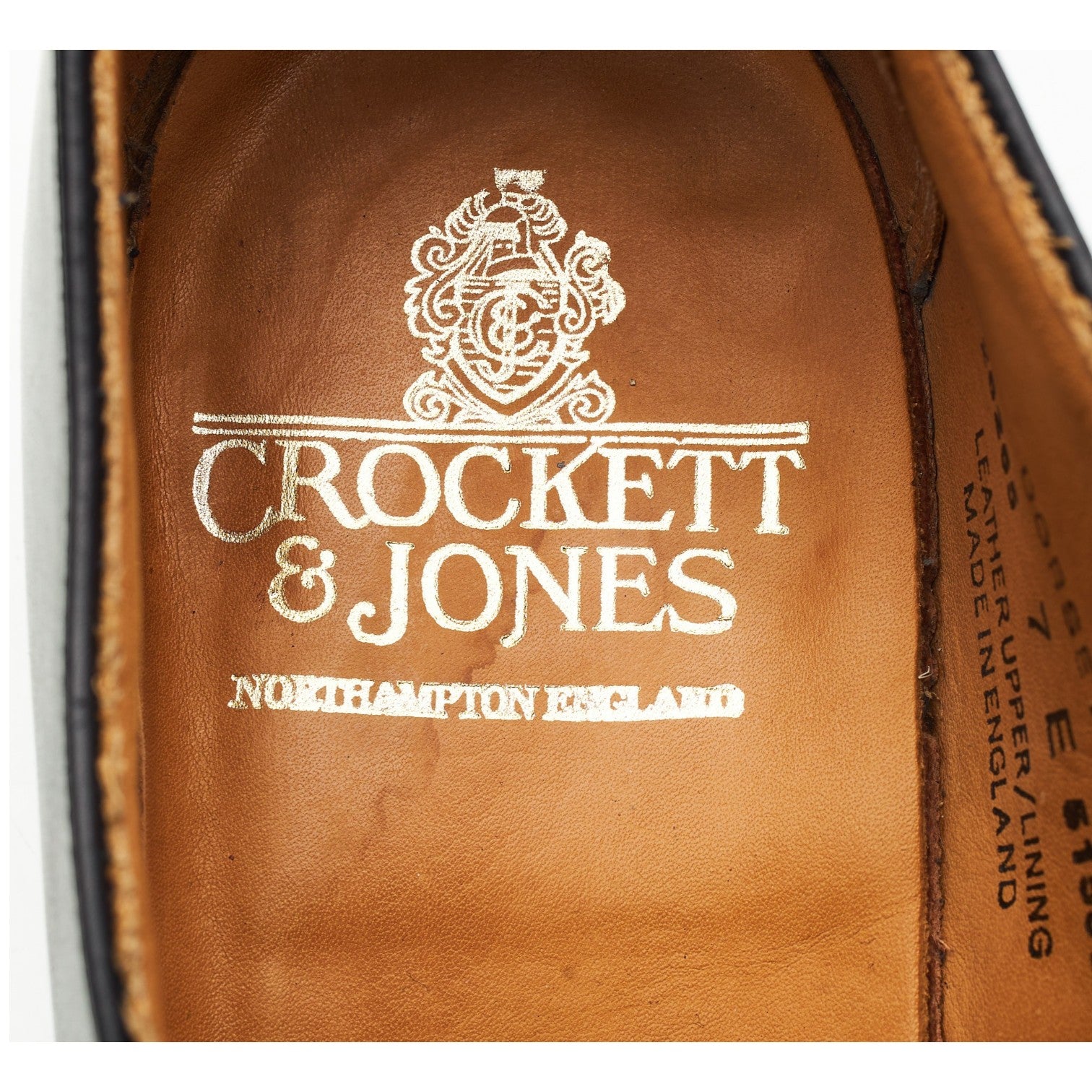 Crockett & Jones Dorset 2 richelieu cuir noir UK 7