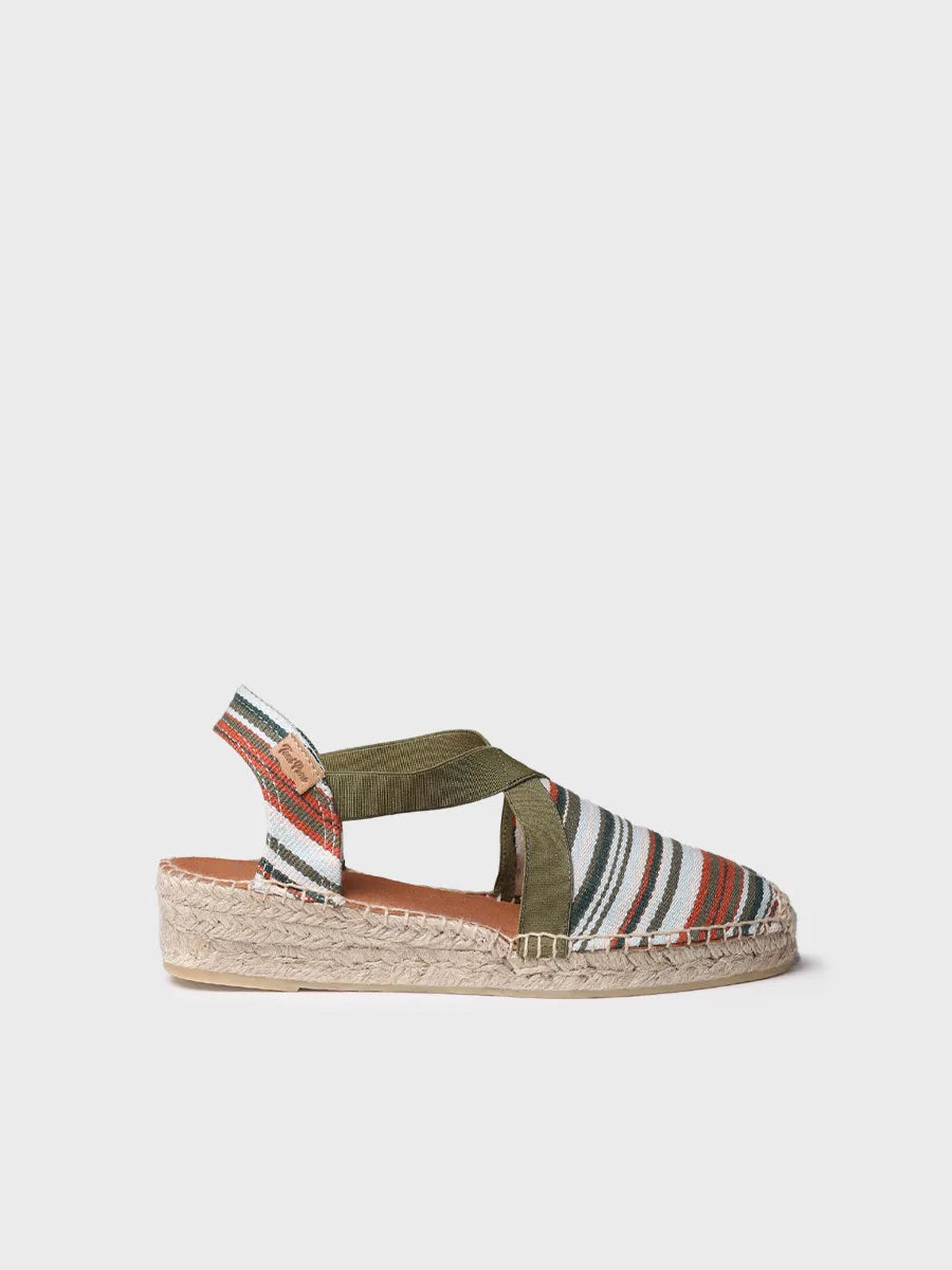 Toni Pons Vinaros espadrilles femme toile kaki