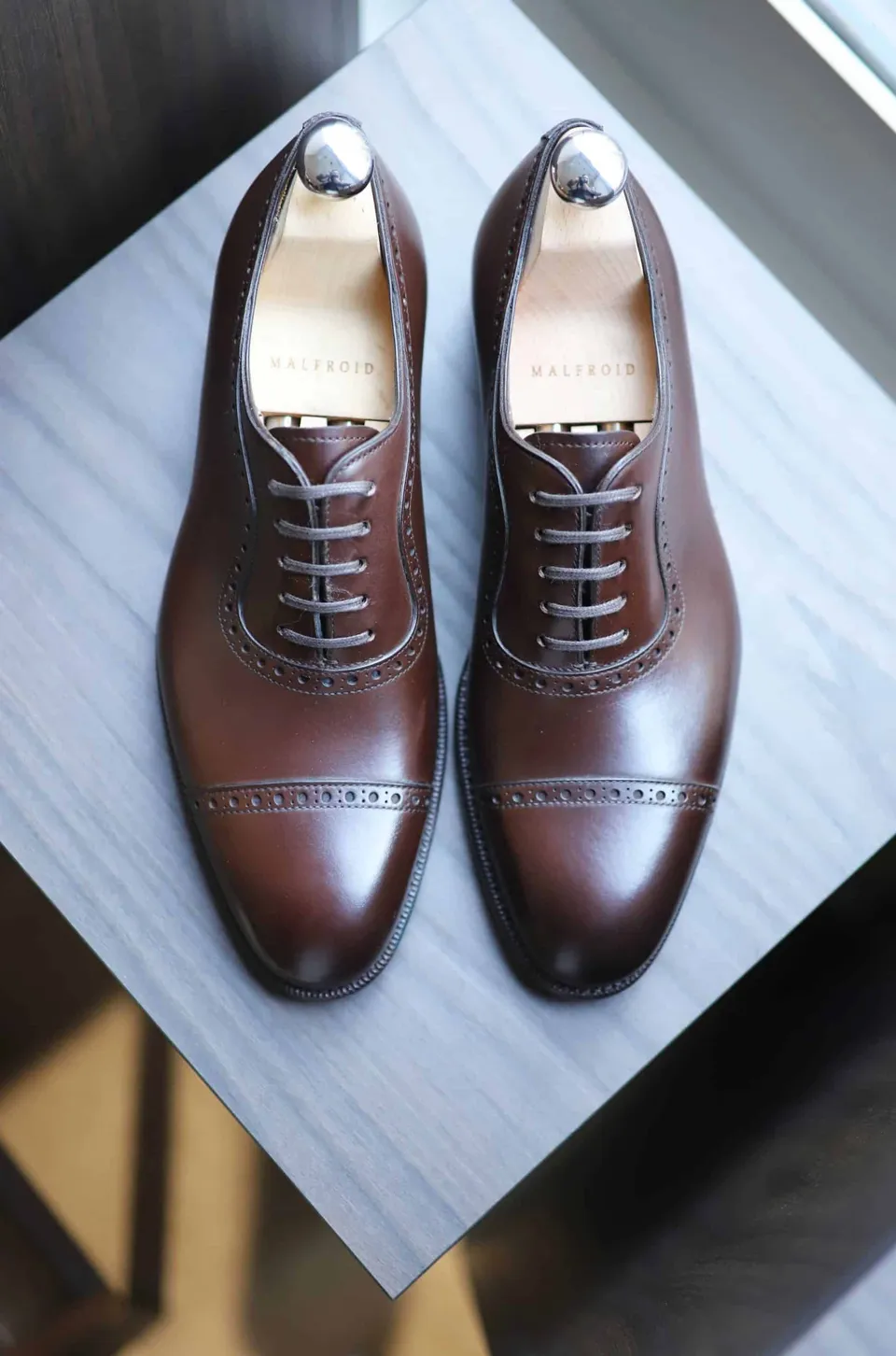 Malfroid Bristol richelieu cuir veau semelle cuir