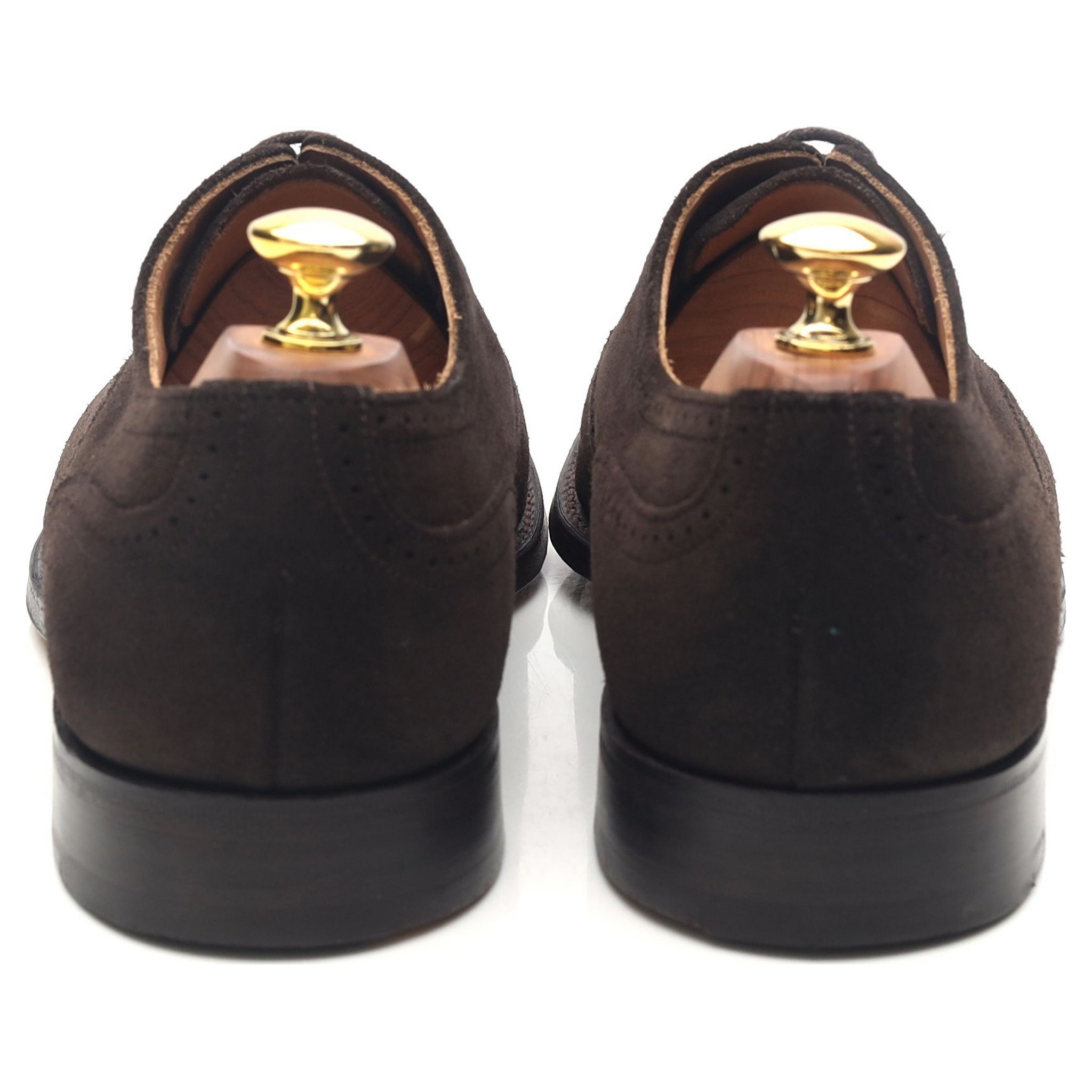 Shipton & Heneage Harris oxford daim marron UK 8.5
