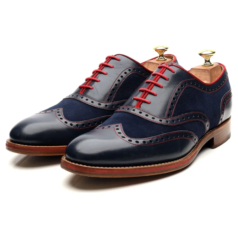 Herring Hathaway brogues bleu UK 8 cuir