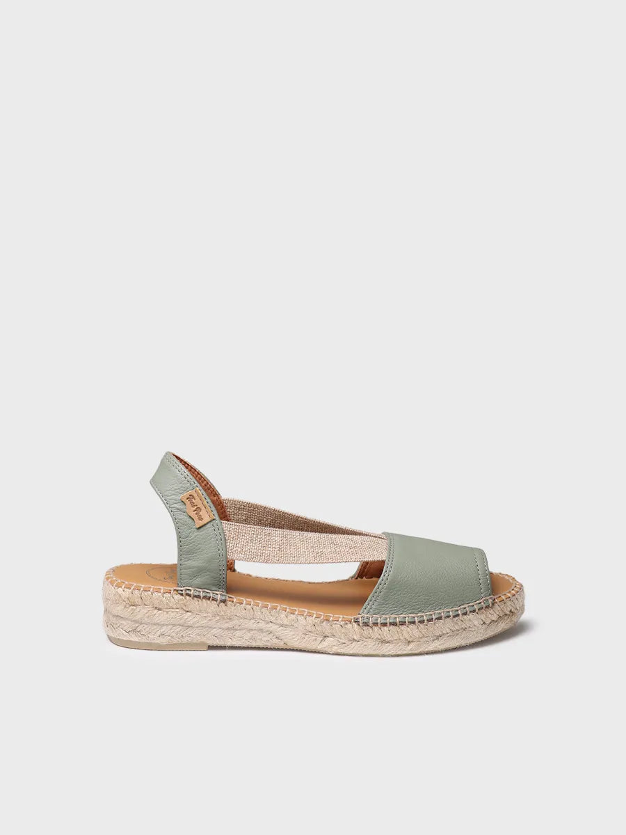 Toni Pons Etna sandales plates cuir femme menthe